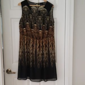 Gothic Print Dress